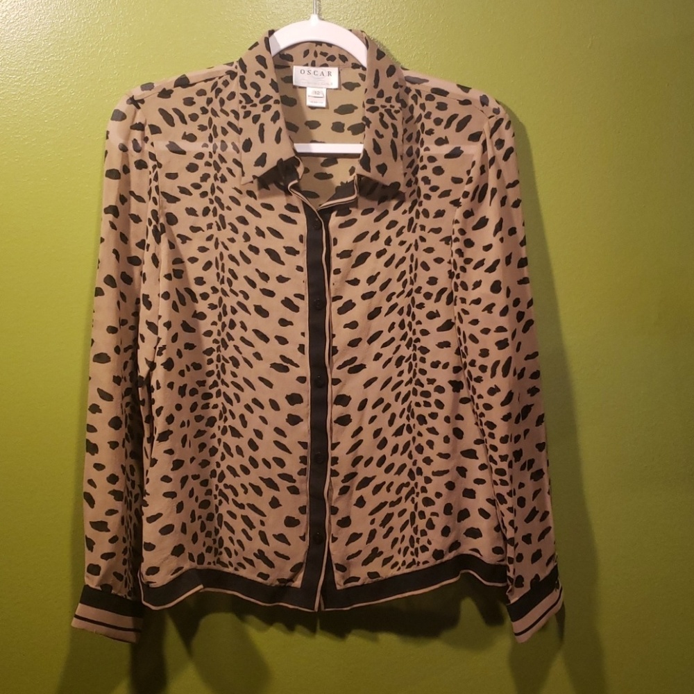 Oscar De la Renta Silk Blouse